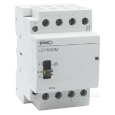 Модульний контактор з ручним управлінням TOSUNlux LCH8-63M 4NO 4P 63A (6931934210965) Модульний контактор з ручним управлінням TOSUNlux LCH8-63M 4NO 4P 63A (6931934210965)
