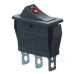 Перемикач TNSy KCD3-101EN R/B з підсвічуванням червоний (TNSy5500834)