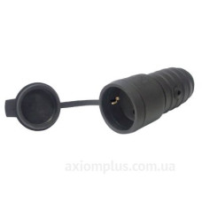 Герметичне штепсельне гніздо KANLUX GRIP GP/S (04862) із кришкою чорне