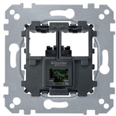 Механізм комп'ютерної розетки RJ-45 cat.5e UTP Merten, MTN4575-0001