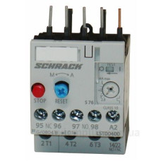 Теплове реле Schrack LSTD0400 2,8-4А розмір 00 Теплове реле Schrack LSTD0400 2,8-4А розмір 00
