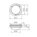 Світильник стельовий Kanlux 7015 Marc E27 1x60W IP54 білий Світильник стельовий Kanlux 7015 Marc E27 1x60W IP54 білий