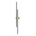 Бра, настінний світильник TK Lighting 6416 Flash LED 2x24W 3000K 1000Lm IP20 чорний