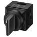 Трипозиційний перемикач Schrack MSK010305R 2х50° з фіксацією (чорний)