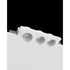 Точковий світильник Promin Trio M GU10/G5.3 3x10W IP20 Wh