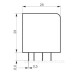 Проміжне реле Schrack PT580T30 230В AC 6А із позолоченими контактами LED