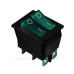 Перемикач TNSy KCD2-2101N G+G/B з підсвічуванням зелений (TNSy5500812)