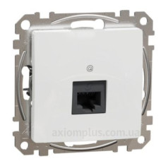 Комп'ютерна розетка Schneider Electric Sedna Design & Elements RJ45 кат. 6 STP біла SDD111461