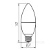 Світлодіодна лампа KANLUX DUN 6,5W T SMD E14-WW (23430)