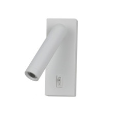 Бра, настінний світильник Italux WL-46376-1-WH Nova LED 1x2.5W 3000K 153Lm IP20 білий