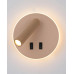 Бра, настінний світильник Italux WL-53742-1-GD Furla LED 2x8W 3000K 516Lm IP20 золотий