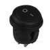 Перемикач TNSy KCD1-5-101W B/B круглий з підсвічуванням IP65 чорний (TNSy5500721)