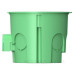Поглиблена монтажна коробка для суцільних стін Plank Electrotechnic BOXES MB003 (PLK5103500) типу МВ 65х60мм (салатова)
