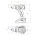 Акумуляторний ударний дриль-шуруповерт Metabo SB 18 LT BL 2x4Aч (602316500)