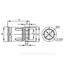 Муфта труба-коробка, IP67, М16х1.5, Ø16мм, DKC Муфта труба-коробка, IP67, М16х1.5, Ø16мм, DKC