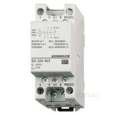 Модульний контактор Schrack BZ326467 230В AC 4НЗ 25А Модульний контактор Schrack BZ326467 230В AC 4НЗ 25А
