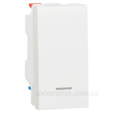 Одноклавішний вимикач Schneider Electric NU310618N з підсвічуванням (схема 1) 10А 1М (білий) Одноклавішний вимикач Schneider Electric NU310618N з підсвічуванням (схема 1) 10А 1М (білий)