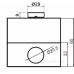 Одномісний пост керування Promfactor FP5-BOX1W01