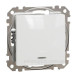 Вимикач Schneider Electric Sedna Design & Elements з підсвіткою білий SDD111101L