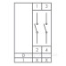 Кулачковий перемикач EMAS PSA040AK231S ON-OFF (0-1) 40А