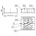 Перфорований лоток 400х100х3000мм DKC 35345