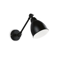 Бра, настінний світильник Ideal Lux 27852 Newton E27 1x42W IP20 чорний