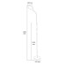 Торшер Zuma Line SM-609-BL LED 1x10W 3000K-6000K 500Lm IP20 чорний (5905316642966)