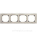 Чотиримісна рамка ABB Sky 2CLA857400A1401 8574 AI (сталь) Чотиримісна рамка ABB Sky 2CLA857400A1401 8574 AI (сталь)