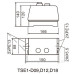 Корпусний магнітний пускач TOSUNlux TSE1-D18 AC 220-230В IP54