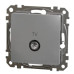 Кінцева TV-розетка 4 дБ Schneider Electric Sedna Design & Elements алюміній SDD113471