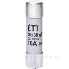 Запобіжник ETI 002625081 CH 10x38 gPV 16A 1000V (30kA) Запобіжник ETI 002625081 CH 10x38 gPV 16A 1000V (30kA)
