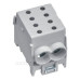 Модульний ввідний клемник Hager KH70G 1P 2x70²/2x50² 160А (сіра)