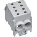 Модульний ввідний клемник Hager KH70G 1P 2x70²/2x50² 160А (сіра)