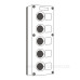 Корпус кнопкового поста Promfactor BOXP2-5 IP54 на 5 місць (BOXP2-5)