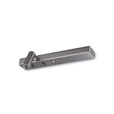Бра, настінний світильник Ideal Lux 336770 Bonne Nuit LED 2x6.5W 3000K 420Lm IP20 нікелевий