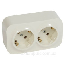 Розетка 2X2К+З Legrand Forix слонова кістка