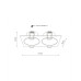 Точковий світильник TK Lighting 10579 Prisma Duo GU10 2x10W IP65 чорний