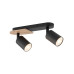 Світильник поворотний, спот TK Lighting 4674 Cover Wood GU10 2x10W IP20 чорний