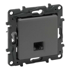 Розетка Niloe Step сталь 1-на RJ45 комп ( 863459 )