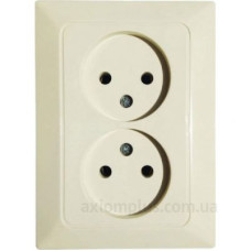 Розетка NE-AD ARAS 93-111-02 кремова