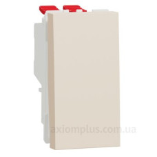 Перехресний вимикач Schneider Electric Unica New NU310544 1-клавішний 10А 1м бежевий