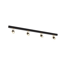 Світильник поворотний, спот Pikart 24275-1 4Spots GU10 4x60W IP20 чорний