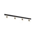 Світильник поворотний, спот Pikart 24275-1 4Spots GU10 4x60W IP20 чорний