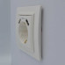 Розетка ZENA ELBI біла 1-на з заземленням + 2USB без рамки ( 609-010200-317 )