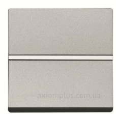 Кнопковий вимикач ABB Zenit 2CLA220470N1301 N2204.7 PL 1НО (срібло)
