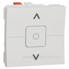 Двоклавішний вимикач Schneider Electric NU320818 для жалюзі (схема 4) 6А 2М (білий)