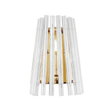 Бра, настінний світильник Zuma Line W0547-01H-F9AC Bach E14 1x40W IP20 золотий (5905316639799)