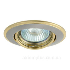 Точковий поворотний світильник Kanlux Horn CTC-3115-SN/G (02830) матовий нікель із золотим Точковий поворотний світильник Kanlux Horn CTC-3115-SN/G (02830) матовий нікель із золотим