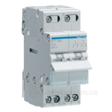 Перемикач Hager SFT240 2P 40А/230В 2м I-0-II