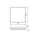 Світильник стельовий з датчиком руху Kanlux 26980 Varso LED 1x18W 4000K 1700Lm IP54 білий